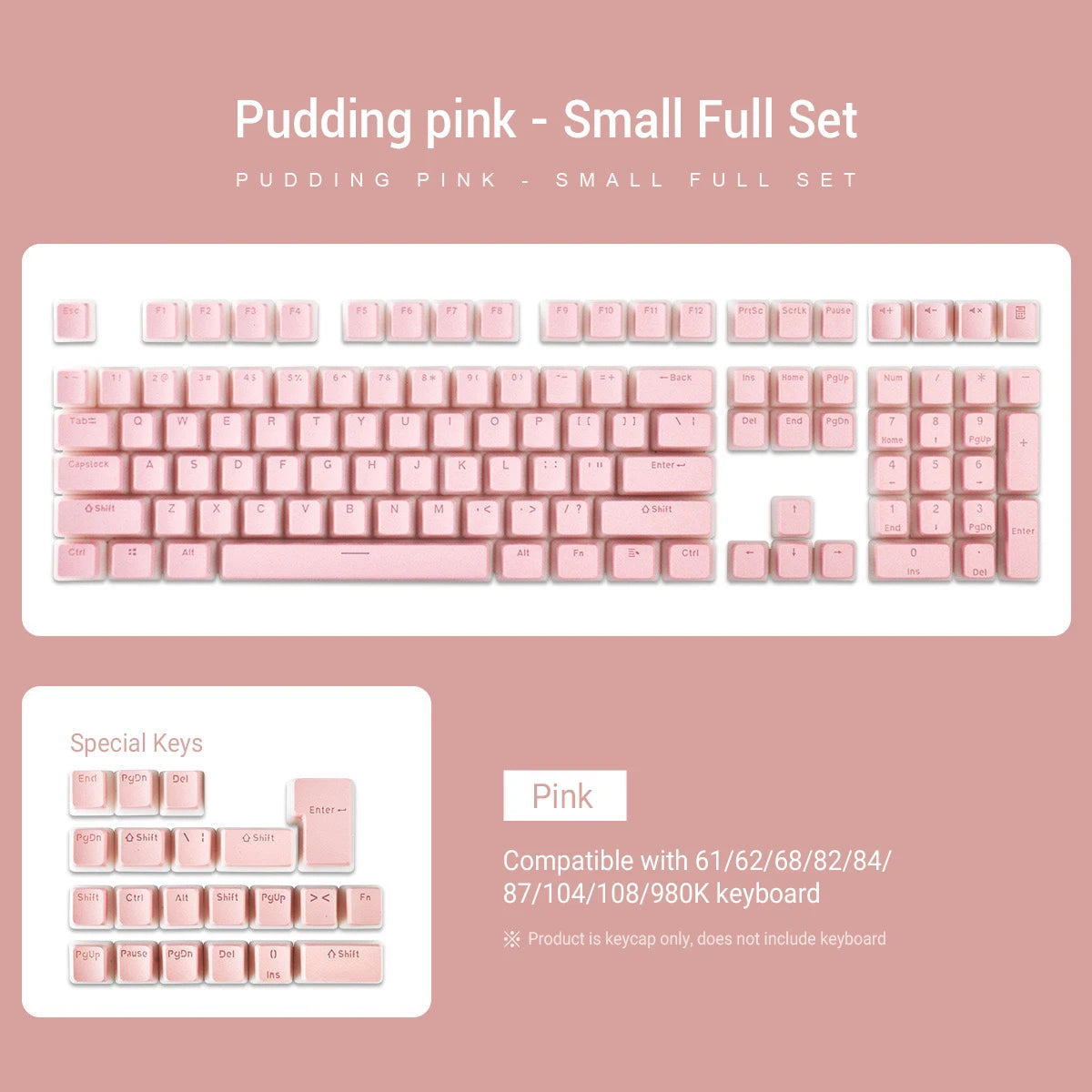 129 Keys Pudding Keycaps || Haak