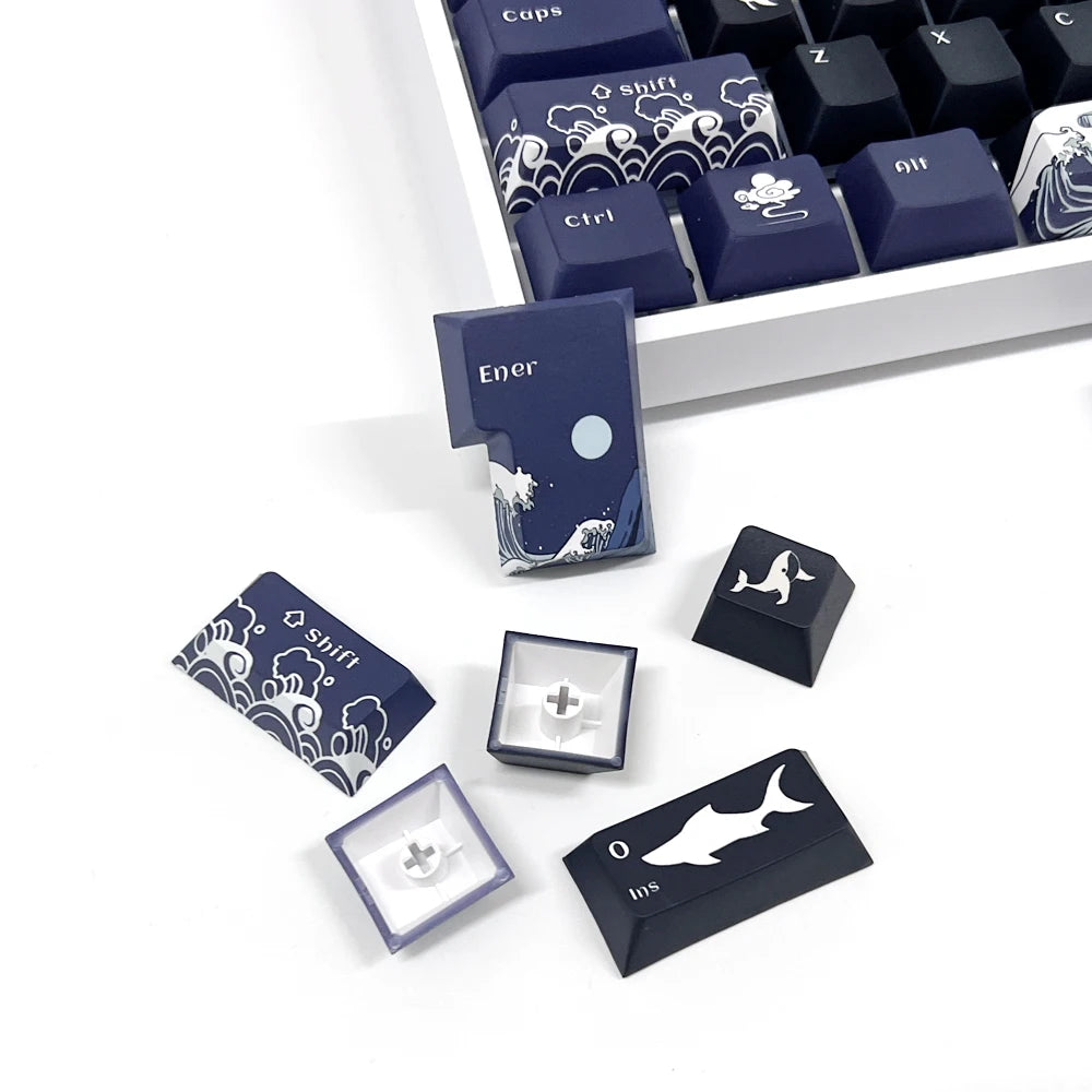 129 Keys Coral Sea Keycaps|| Haak