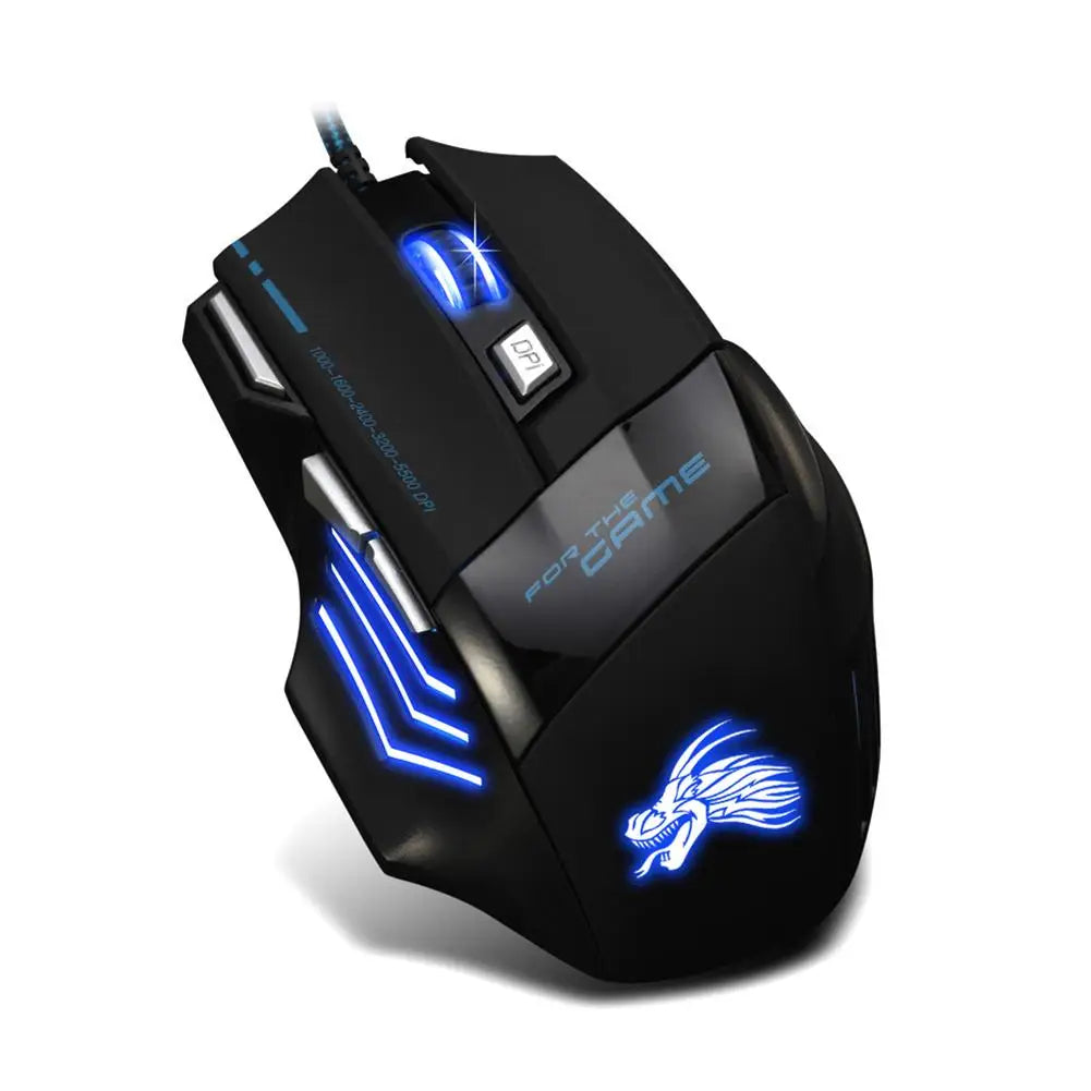 HAAK Dragon RGB Mouse | Side Buttons + Spam Clicker + Wired