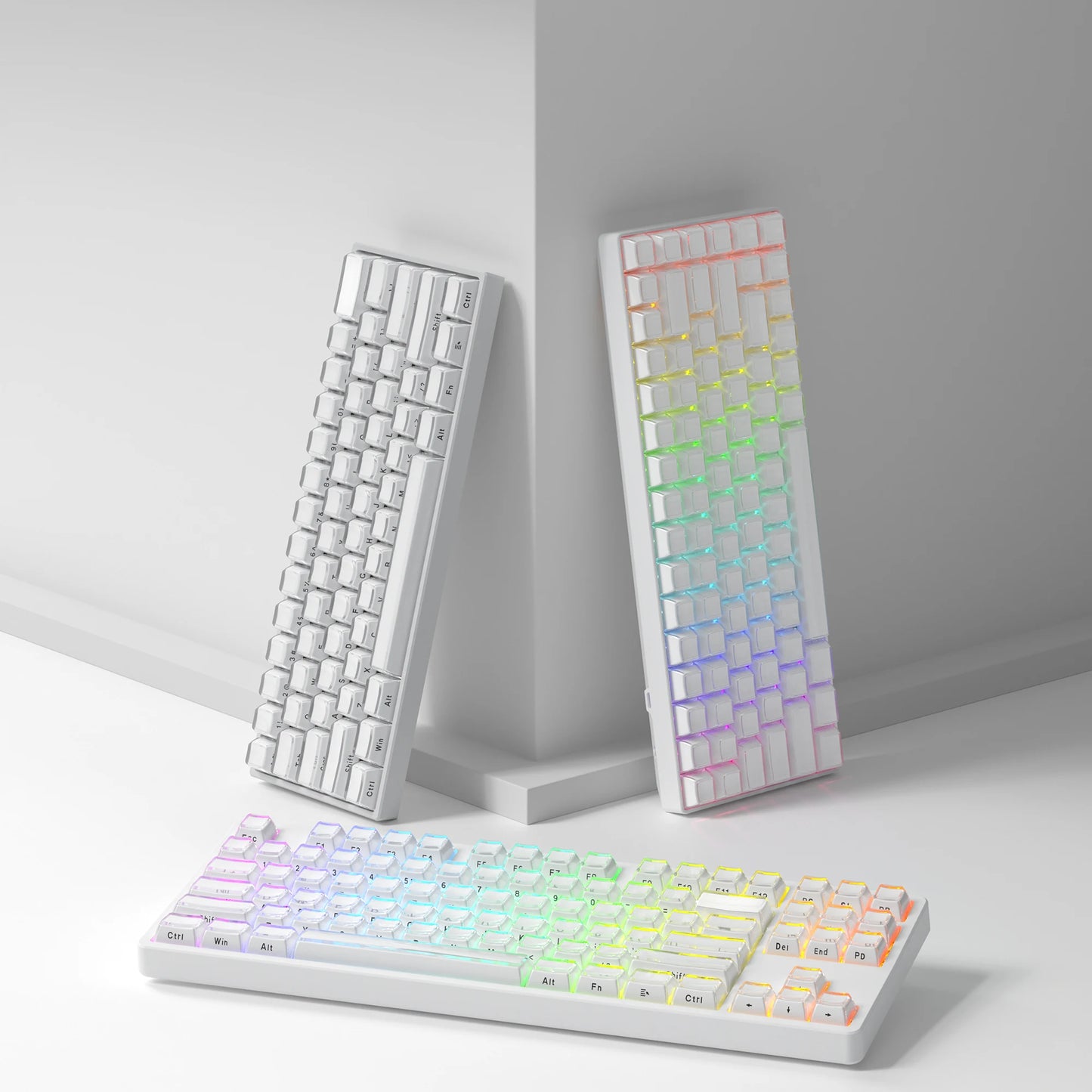 113 Key White Jelly Keycap || HAAK