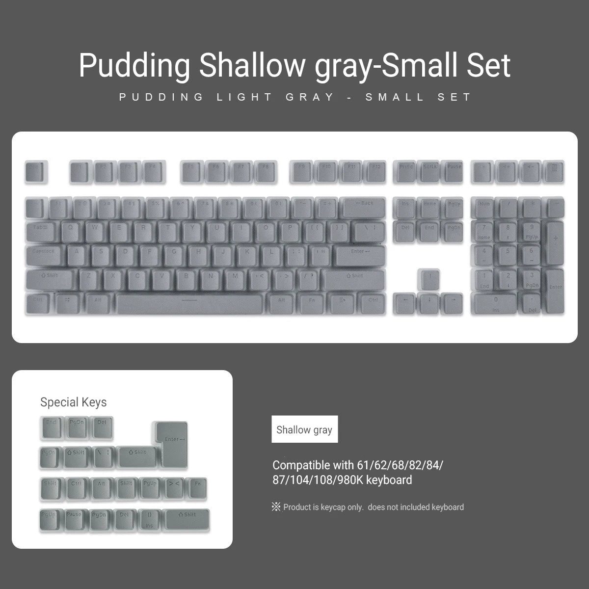 129 Keys Pudding Keycaps || Haak